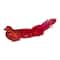 Glittered Bird With Feather Tail Christmas Clip On Ornament - 7" - Red